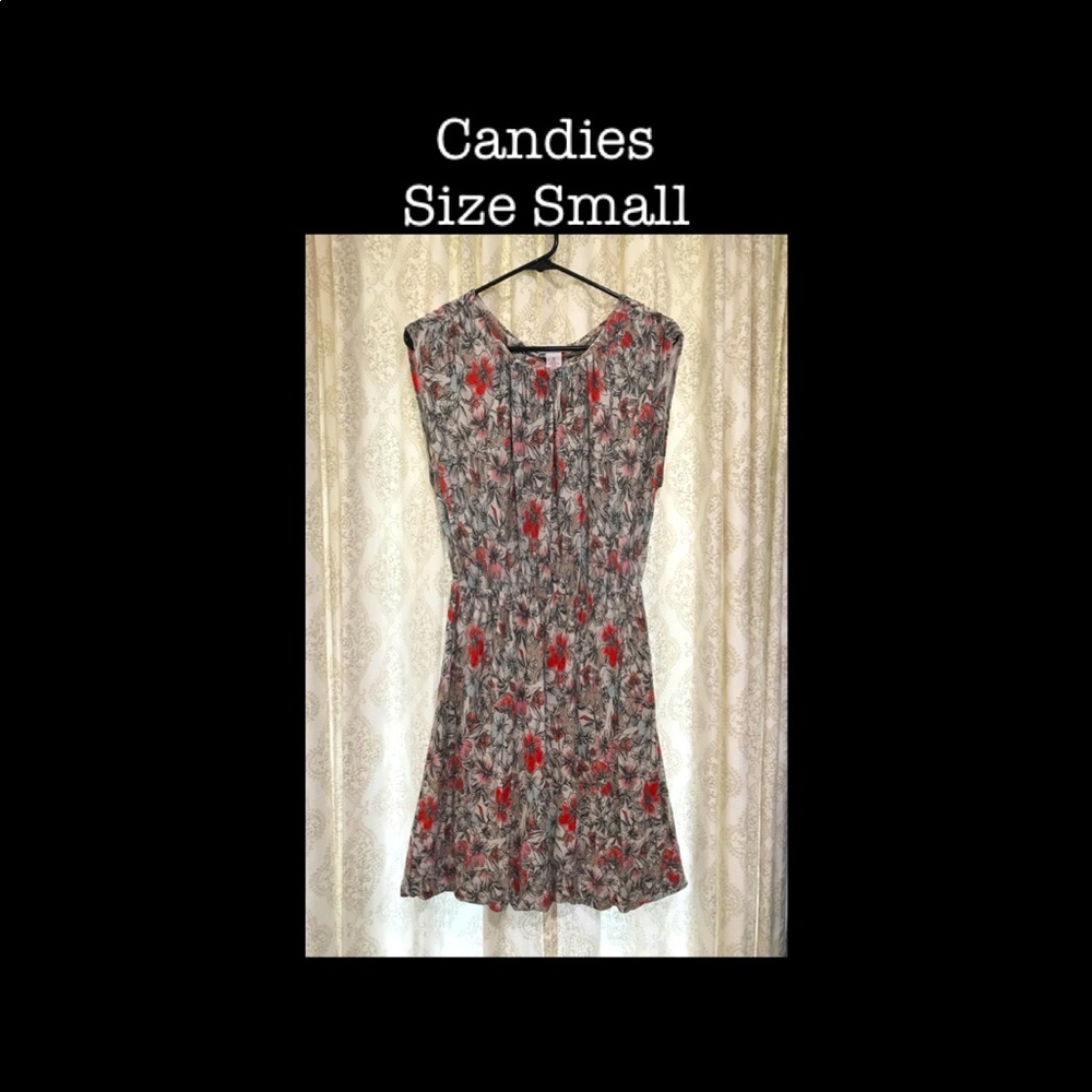 Candies • Pink Floral Sheath Dress • Smalll